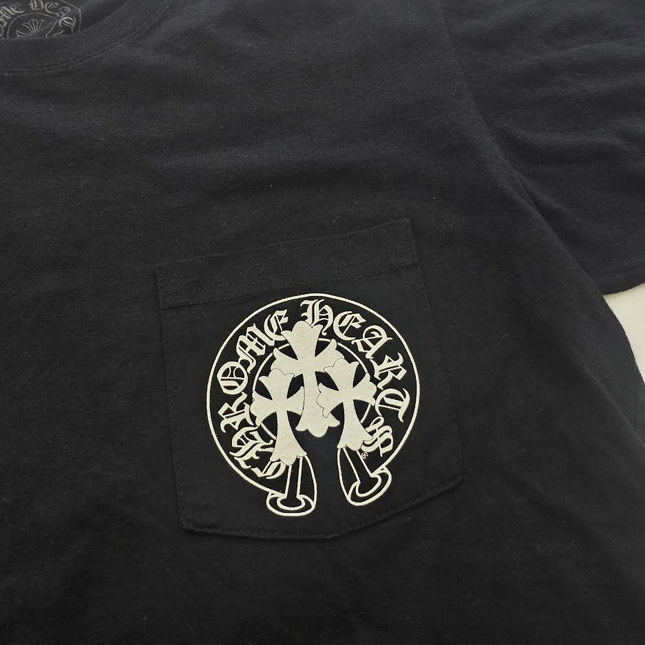 CHROME HEARTS Back 3 Cross Horseshoe Tee Size M クロムハーツ バック 3クロス ホースシュー Tシャツ サイズM