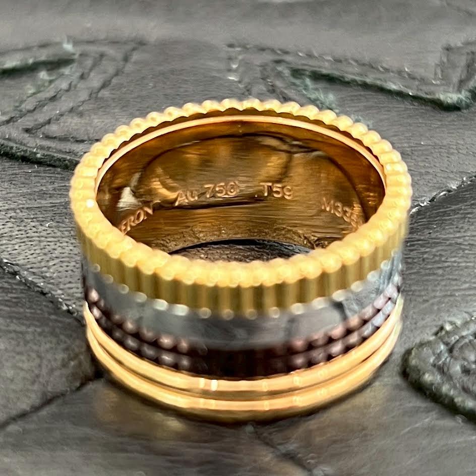 BOUCHERON QUATRE CLASSIQUE RING Large JRG0025759 M33548 Size T59（19号） ブシュロン キャトル クラシック リング ラージ サイズT59（19号）