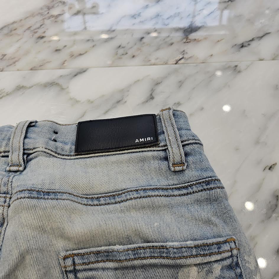 AMIRI ダメージスキニーデニム 28 アミリ AMIRI ダメージ加工 ストレッチ スキニーデニムパンツ ジーンズ