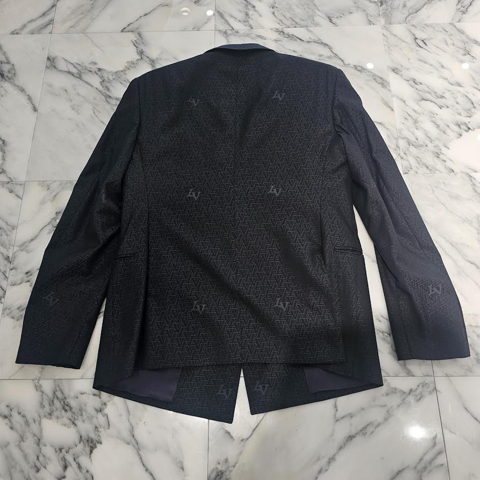 LOUIS VUITTON 2024SS Double Breasted Wool Pont Neuf Suit Jacket Size 48 ルイヴィトン ダブルブレステッド ウールポンヌフ スーツジャケット サイズ48