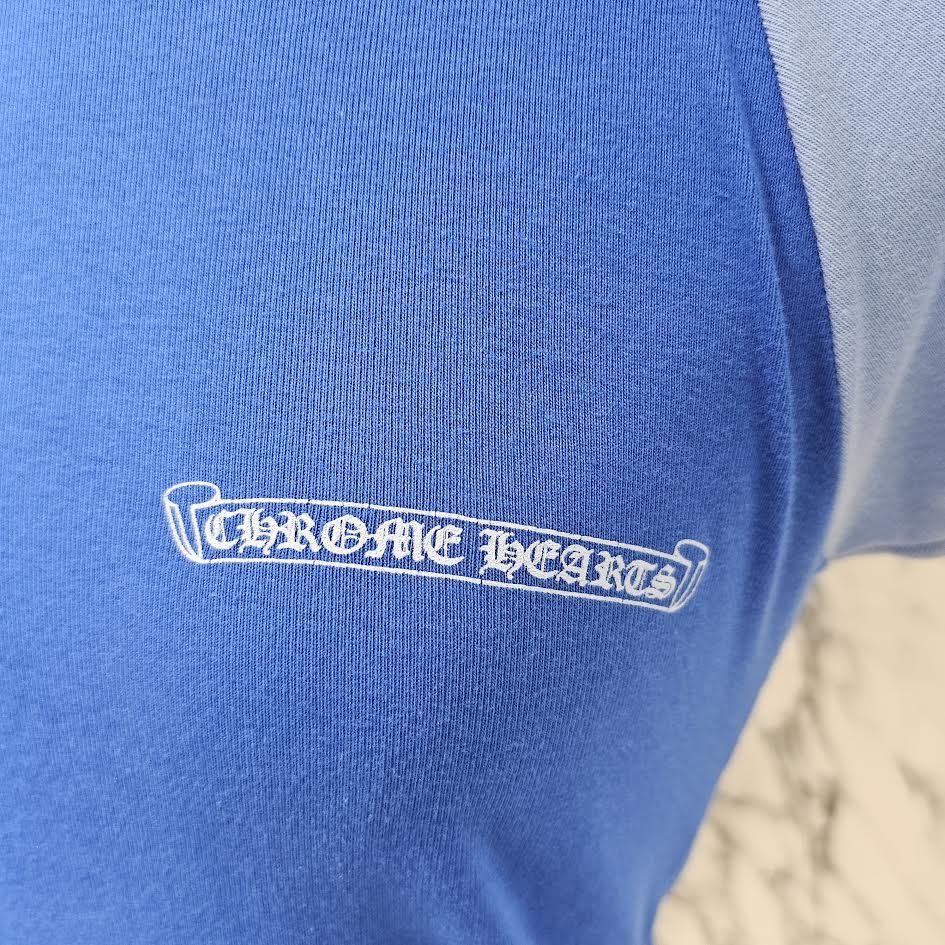 CHROME HEARTS Back Scroll Label Base Ball Ladies Tee Size S クロムハーツ バックスクロールラベル ベースボール レディース Tシャツ サイズS