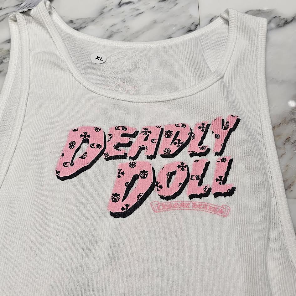 CHROME HEARTS × Deadly Doll Tank Top Size XL クロムハーツ × デッドリードール タンクトップ サイズXL