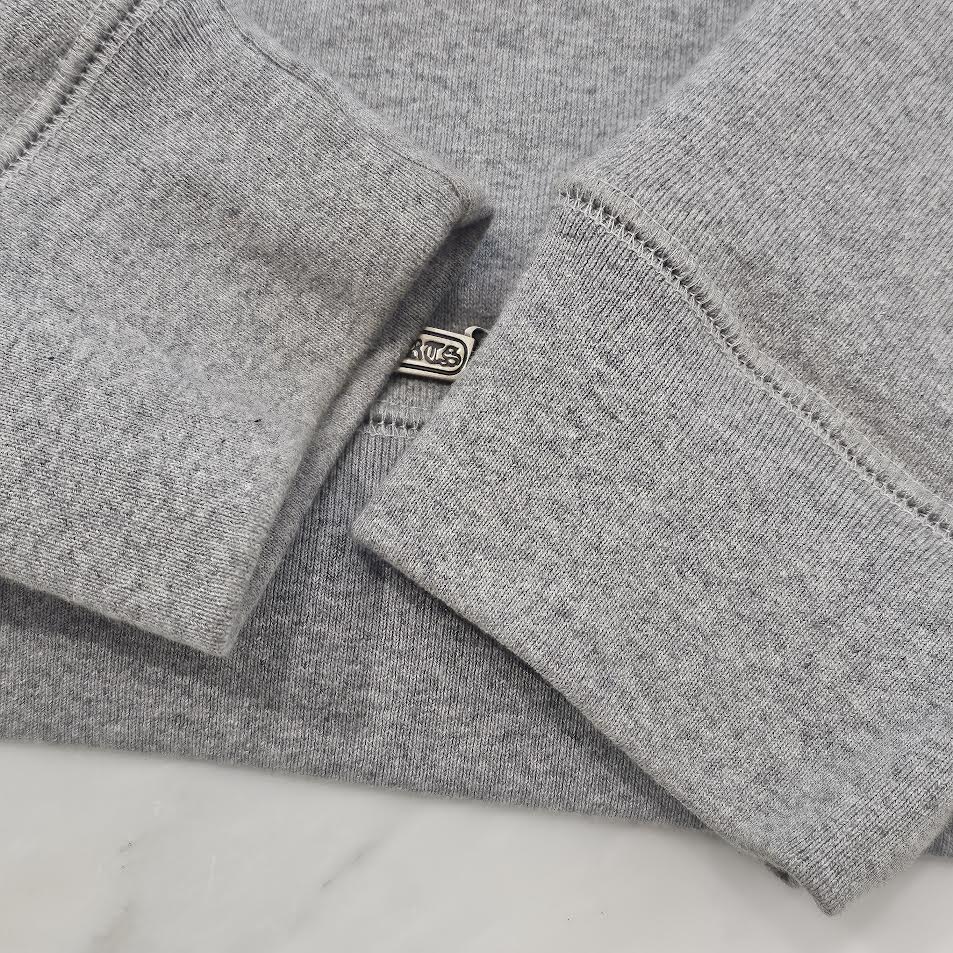 CHROME HEARTS Y NOT Cemetery Cross Leather Patch Sweatshirt Size L クロムハーツ ワイノット セメタリークロス レザーパッチ スウェットシャツ サイズL