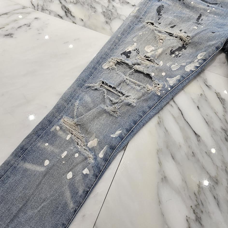 AMIRI ダメージ加工スキニーデニム 28 確実正規品 希少 楽天市場】AMIRI アミリ ダメージ加工 ストレッチ スキニー デニム
