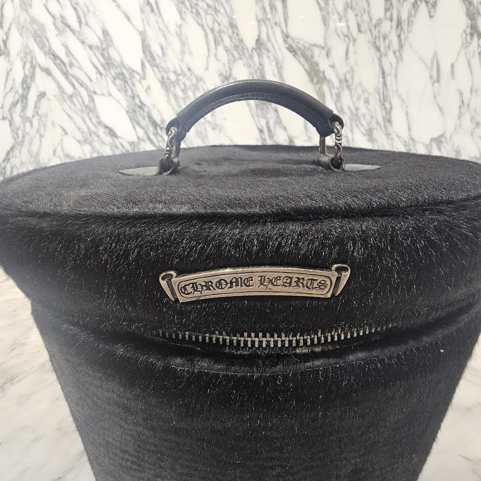 CHROME HEARTS Harako Leather Vanity Bag クロムハーツ ハラコレザー