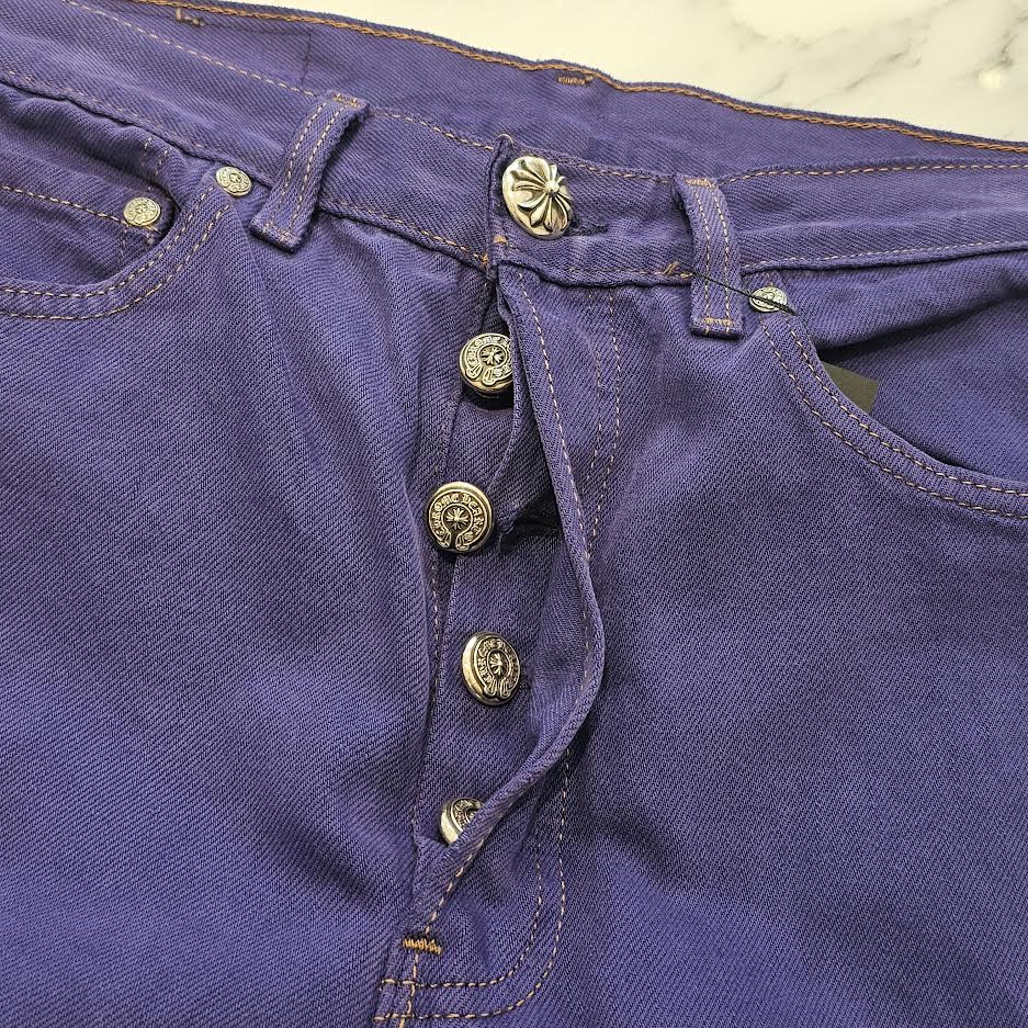 CHROME HEARTS Levi's Body VNTG Purple Cotton Pants Size 31 クロムハーツ リーバイスボディ ヴィンテージ パープル コットンパンツ サイズ31