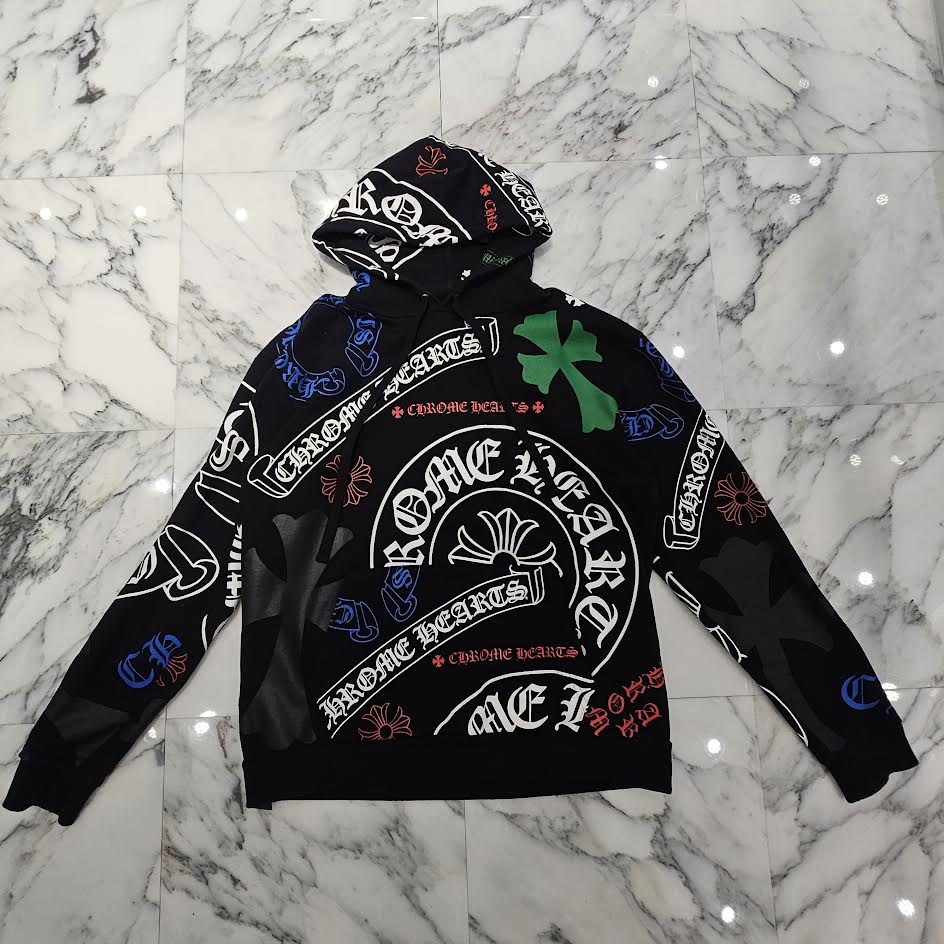 CHROME HEARTS Stencil Pullover Hoodie Size M クロムハーツ ステンシルプルオーバーフーディ サイズM