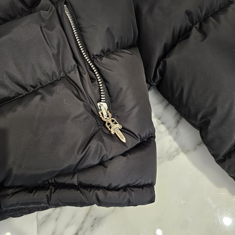 CHROME HEARTS CHUNK HALF DAGGER ZIP DOWN JACKET Size M クロムハーツ チャンクハーフ ダガージップ ダウンジャケット サイズM