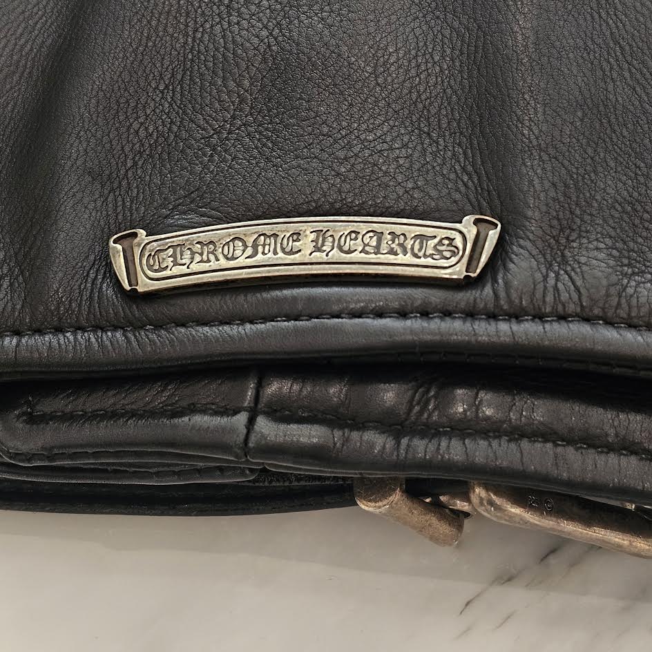 CHROME HEARTS JJ DEAN STAR CUSTOM Riders Leather Jacket Size M クロムハーツ JJディーン スターカスタム ライダース レザージャケット サイズM