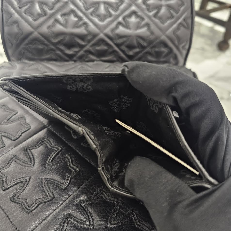 CHROME HEARTS DR DIGIACOMO Tiny CH Cross Leather Wallet クロムハーツ ドクターディジャコモ タイニー CHクロス レザーウォレット