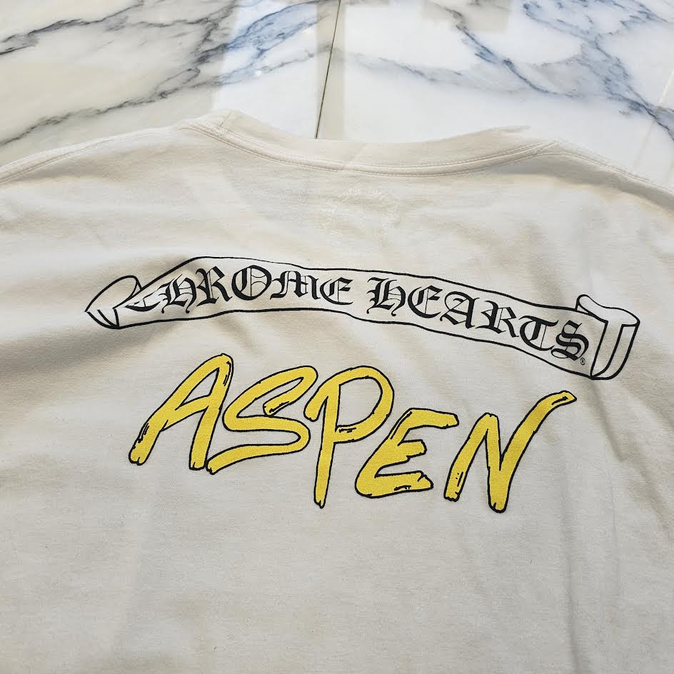 CHROME HEARTS ASPEN Limited Floral Cross Long Sleeve Tee Size XXL クロムハーツ アスペン限定 フローラルクロス ロングスリーブTシャツ サイズXXL