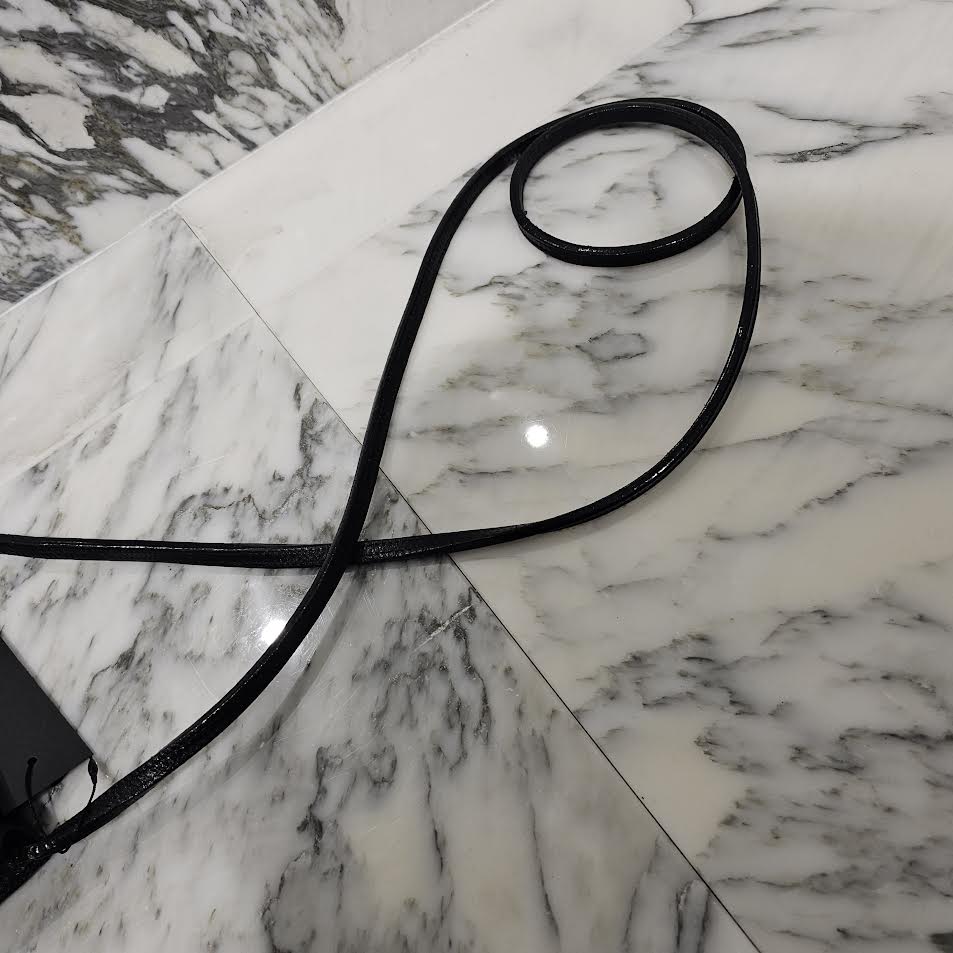 CHROME HEARTS Square Pocket 3 Cemetery Cross Leather Patch Shoulder Bag クロムハーツ スクエアポケット 3セメタリークロス レザーパッチ ショルダーバッグ