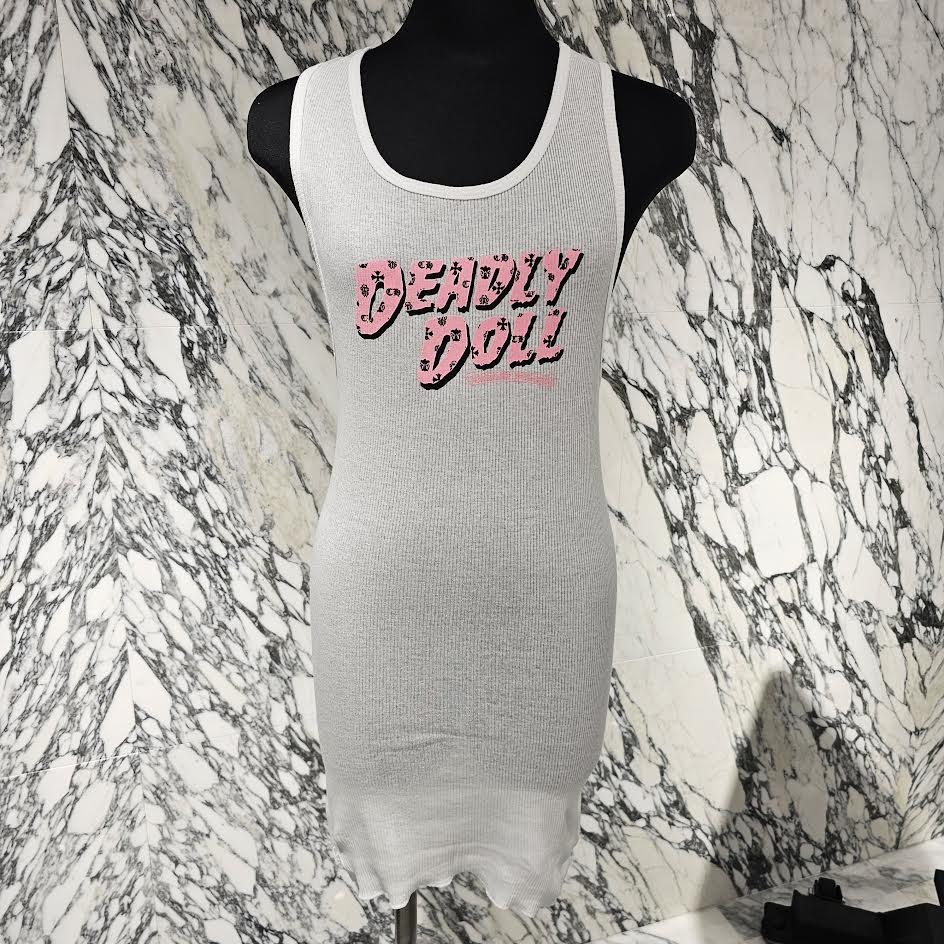 CHROME HEARTS × Deadly Doll Tank Top Dress Size L クロムハーツ × デッドリードール タンクトップ ワンピース サイズL