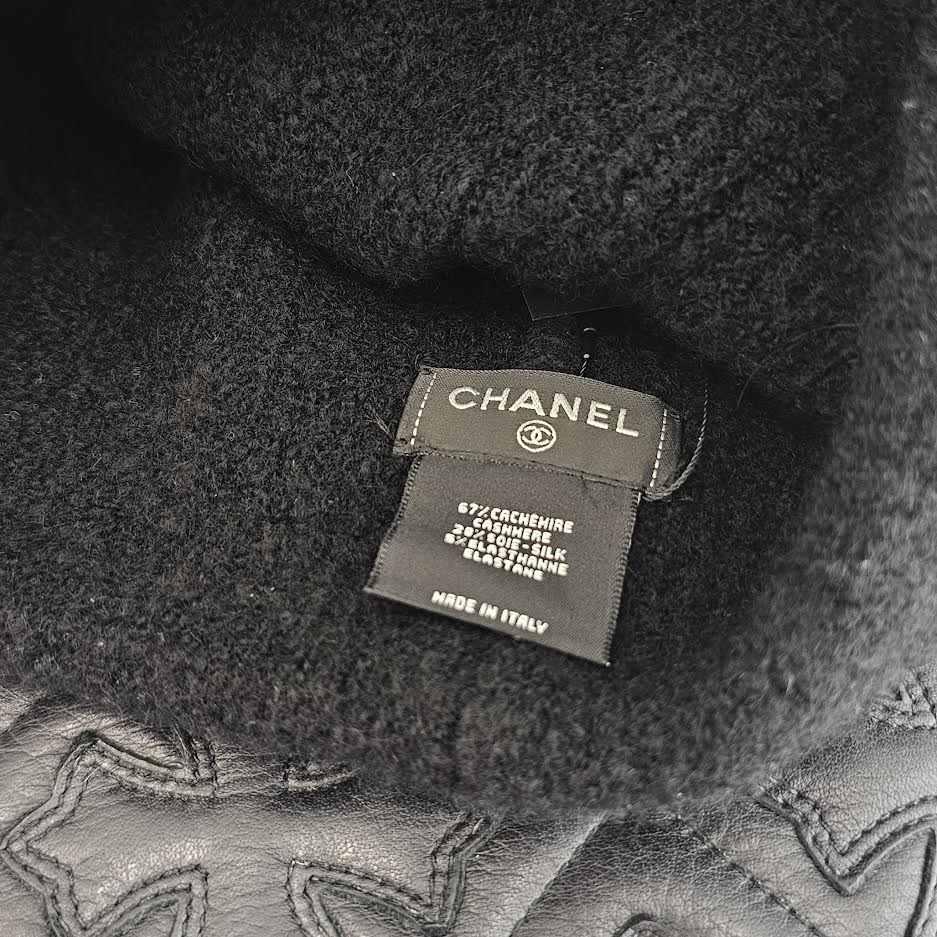 CHANEL 2025AW Coco Mark Embroidery Cashmere Beanie LAU80X48 Size ONE SIZE シャネル ココマーク刺繍 カシミヤ ビーニー サイズONE SIZE