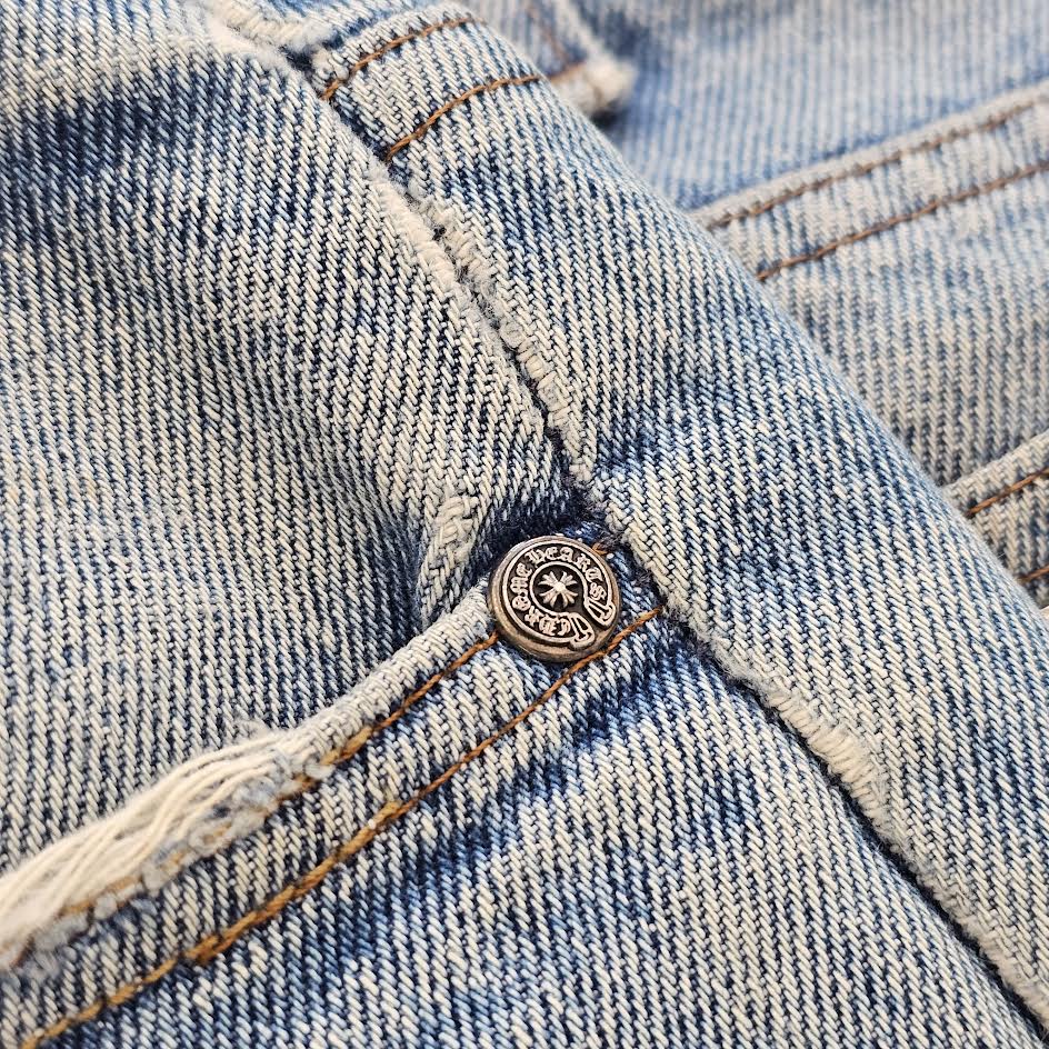 CHROME HEARTS × Levi's 517 VNTG Cross Leather Patch Denim Pants Size 32 クロムハーツ × リーバイス 517 ヴィンテージ クロスレザーパッチ デニムパンツ サイズ32