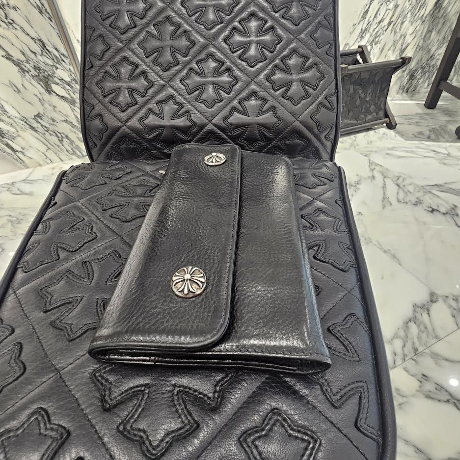CHROME HEARTS Wave Cross Ball Wallet クロムハーツ ウェーブ クロスボール ウォレット