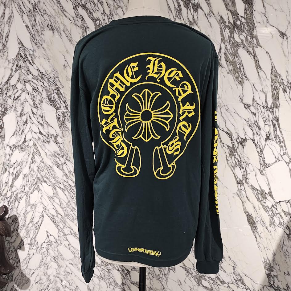 CHROME HEARTS Las Vegas Limited Orange Horseshoe Long Sleeve Tee Size M クロムハーツ ラスベガス限定 オレンジホースシュー ロングスリーブTシャツ サイズM
