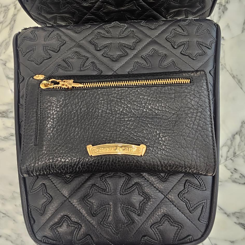 CHROME HEARTS 22K Wave Cross Ball Wallet クロムハーツ 22K ウェーブ クロスボール ウォレット