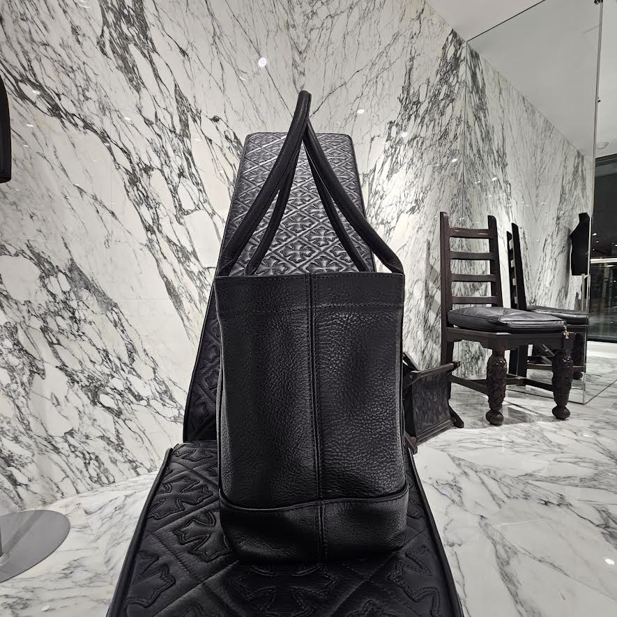 CHROME HEARTS 3 Cemetery Cross Leather Patch Tote Mini Bag クロムハーツ 3セメタリークロス レザーパッチ トート ミニ バッグ