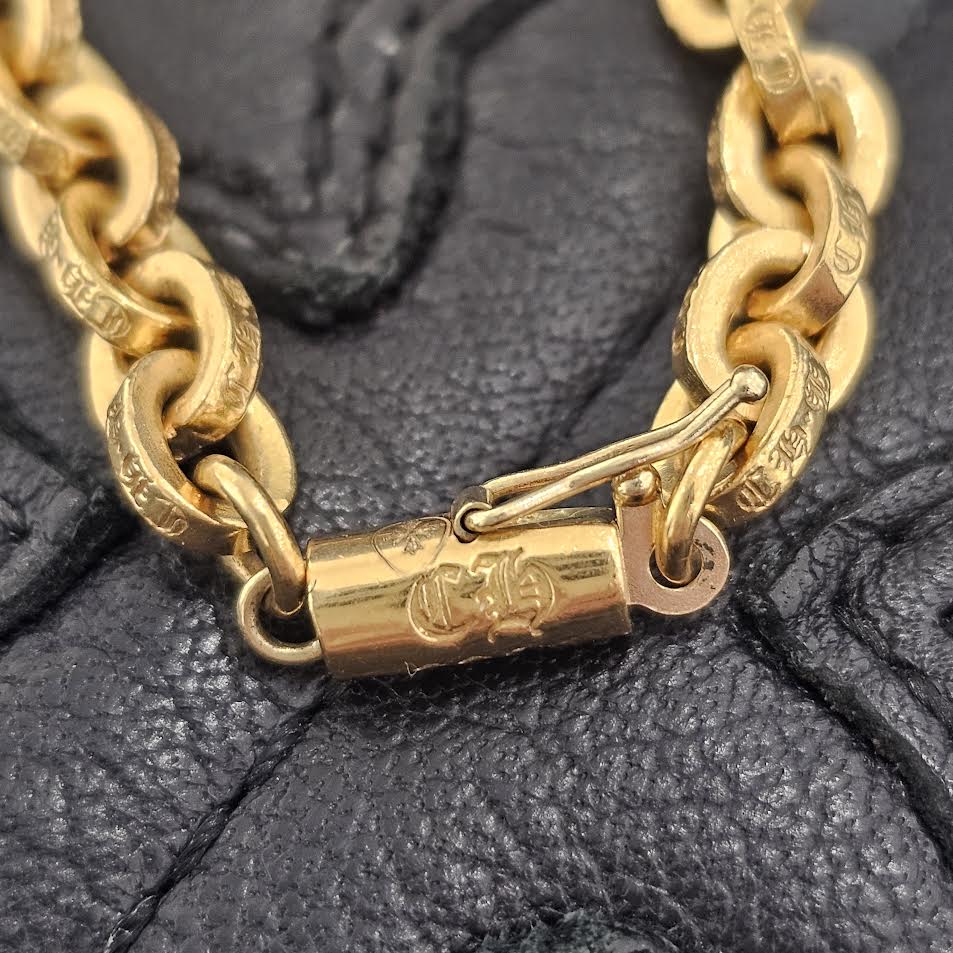 CHROME HEARTS 22K Paper Chain Necklace 20 Inch クロムハーツ 22K ペーパーチェーン ネックレス 20インチ