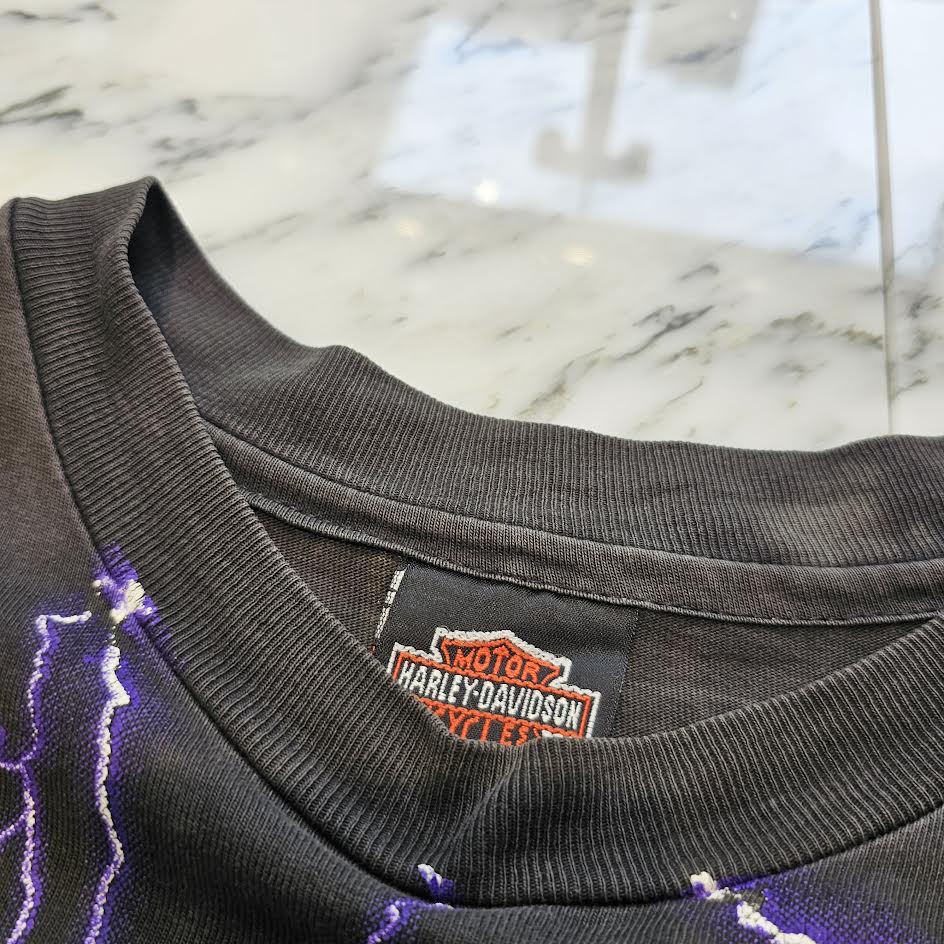 Vintage 90's Harley-Davidson "Thunder & Lightning" S/S Tee Size L 90's ハーレー・ダビットソン "サンダー&ライトニング" Tシャツ サイズL