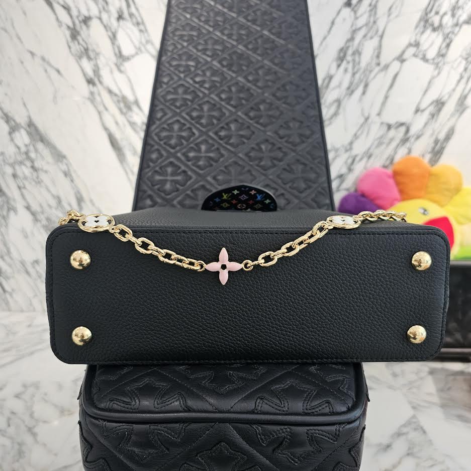 LOUIS VUITTON × Takashi Murakami 2025SS Capucines MM "Noir" M13878 ルイヴィトン × 村上隆 カプシーヌ MM "ノワール"