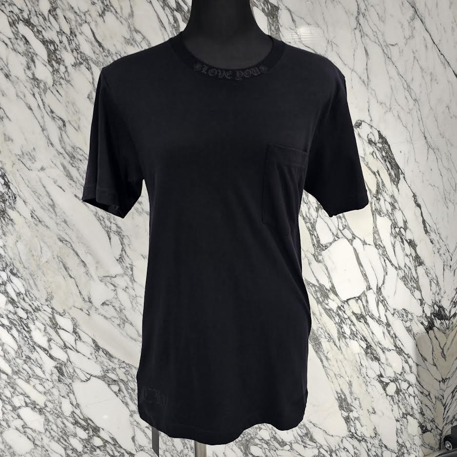 CHROME HEARTS Cannes Limited "LOVE YOU" Neck Logo Tee Size S クロムハーツ カンヌ限定 ラブユー ネックロゴ Tシャツ サイズS