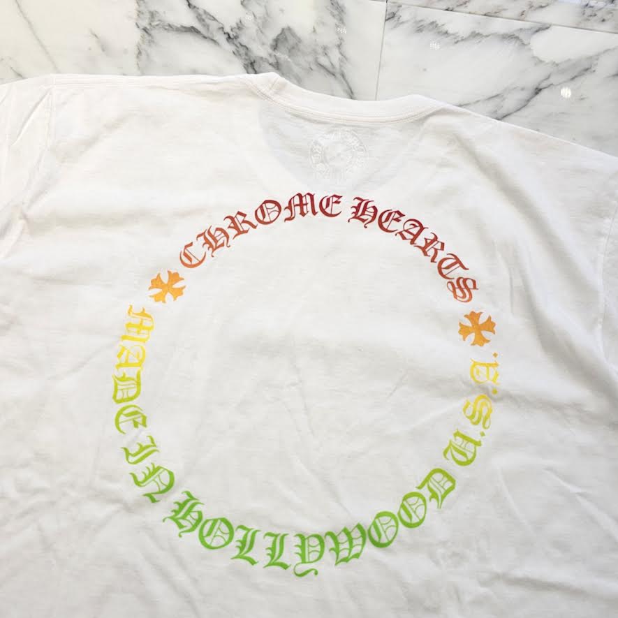 CHROME HEARTS Back Grad Circle Logo Tee Size XL クロムハーツ バックグラデーション サークルロゴ Tシャツ サイズXL