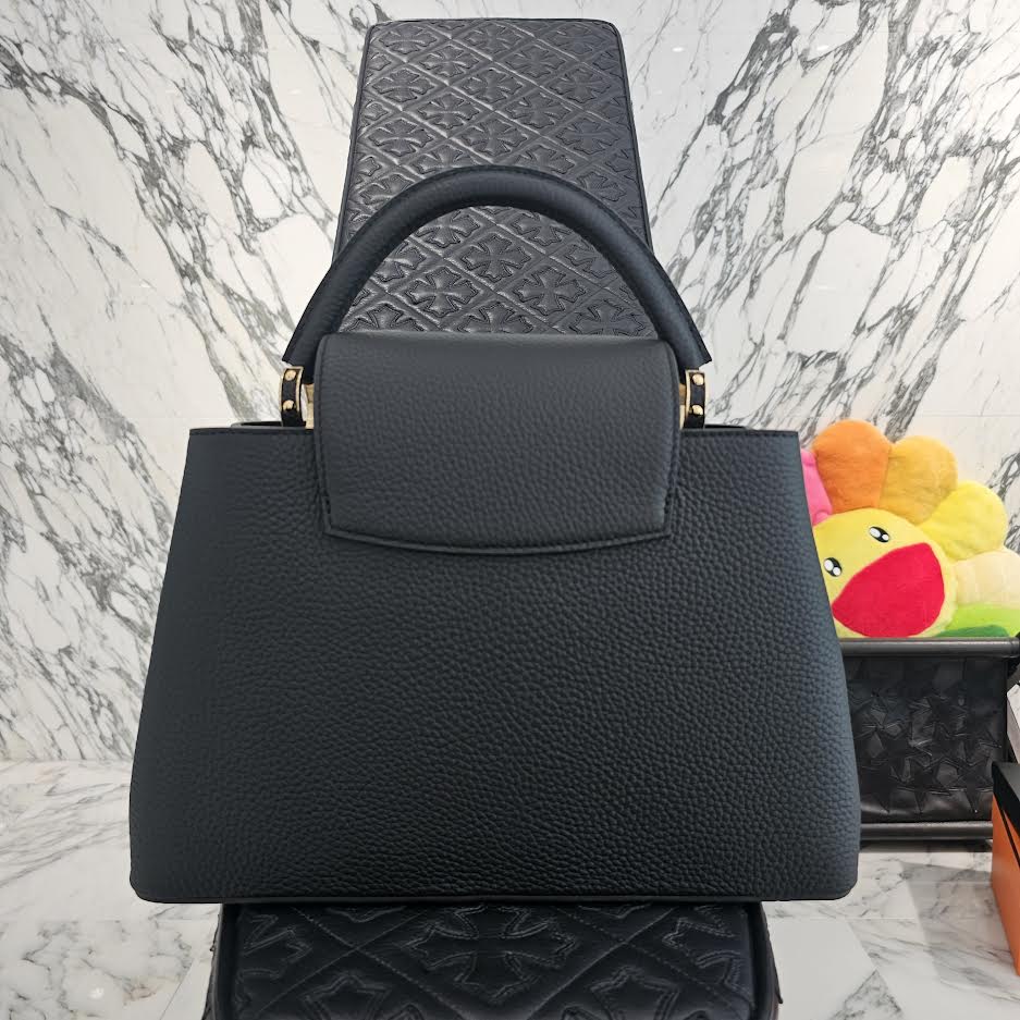 LOUIS VUITTON × Takashi Murakami 2025SS Capucines MM "Noir" M13878 ルイヴィトン × 村上隆 カプシーヌ MM "ノワール"