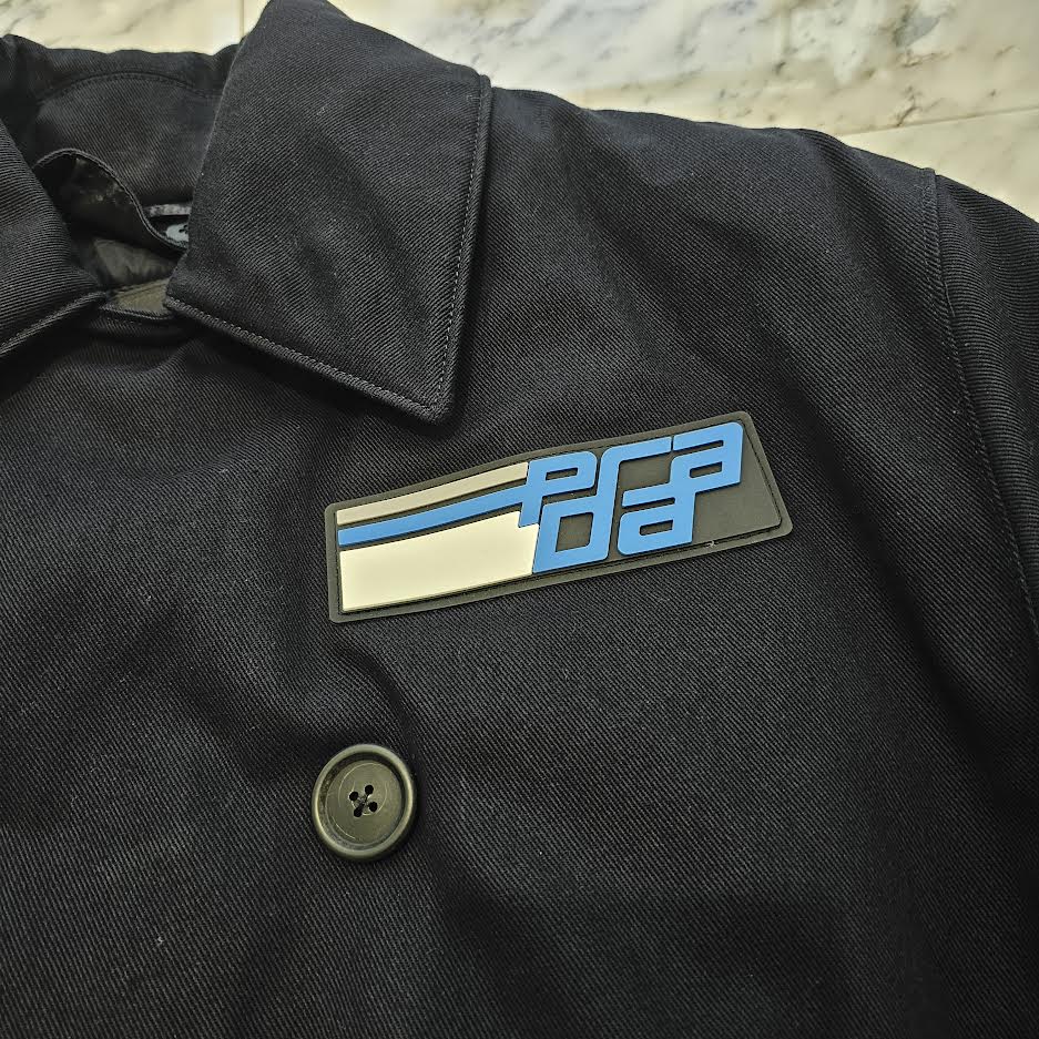 PRADA 2018AW Rubber Logo Patch Polyamide Jacket SGN909 S182 1SAP Size XS プラダ ラバーロゴパッチ ポリアミド ジャケット サイズXS