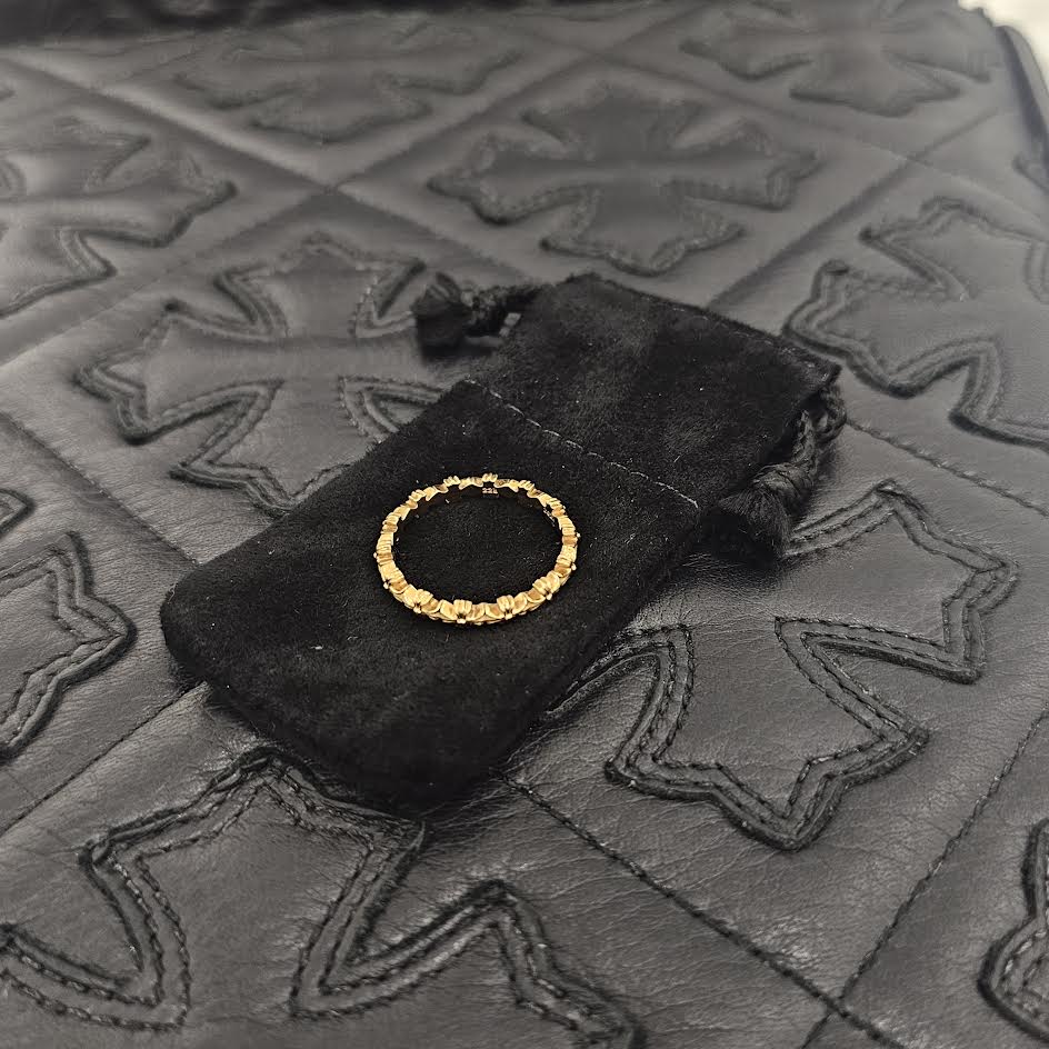 CHROME HEARTS 22K Tiny E CH Plus Ring Size 21.5号 クロムハーツ 22K タイニーE CHプラス リング サイズ21.5号