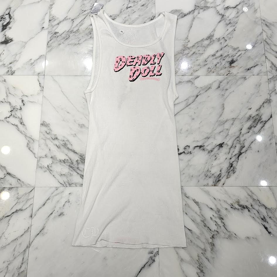 CHROME HEARTS × Deadly Doll Tank Top Size M クロムハーツ × デッドリードール タンクトップ サイズM