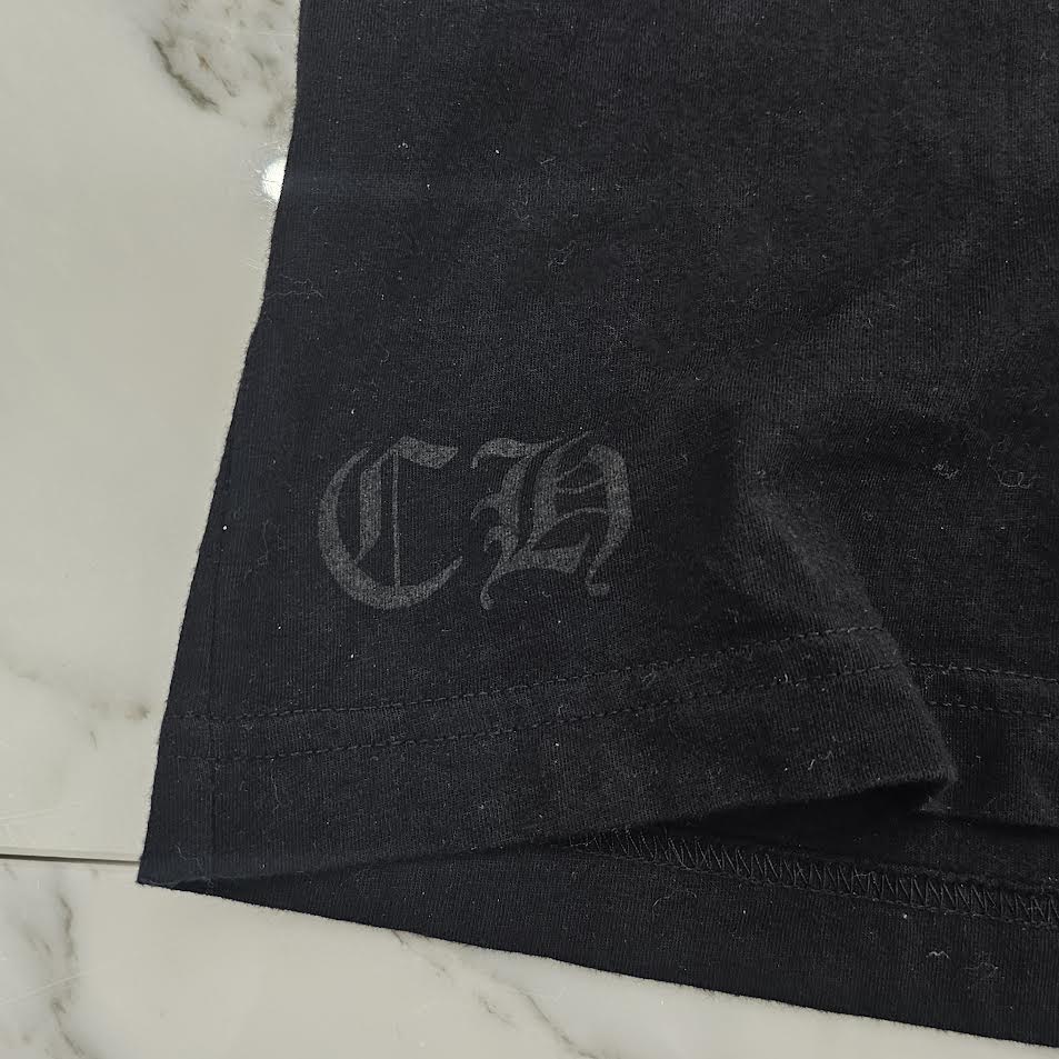 CHROME HEARTS Neck Logo Tee Size M クロムハーツ ネックロゴ Tシャツ サイズM