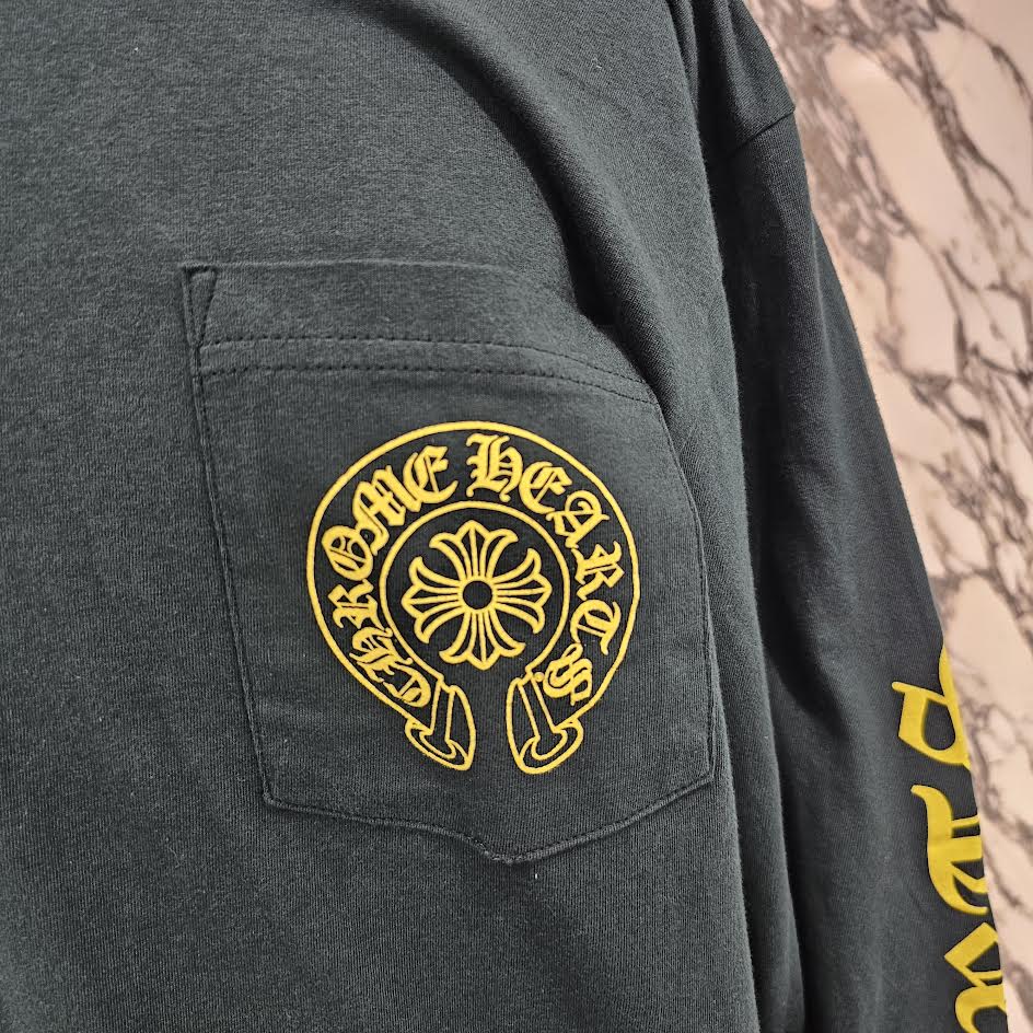 CHROME HEARTS Las Vegas Limited Orange Horseshoe Long Sleeve Tee Size M クロムハーツ ラスベガス限定 オレンジホースシュー ロングスリーブTシャツ サイズM