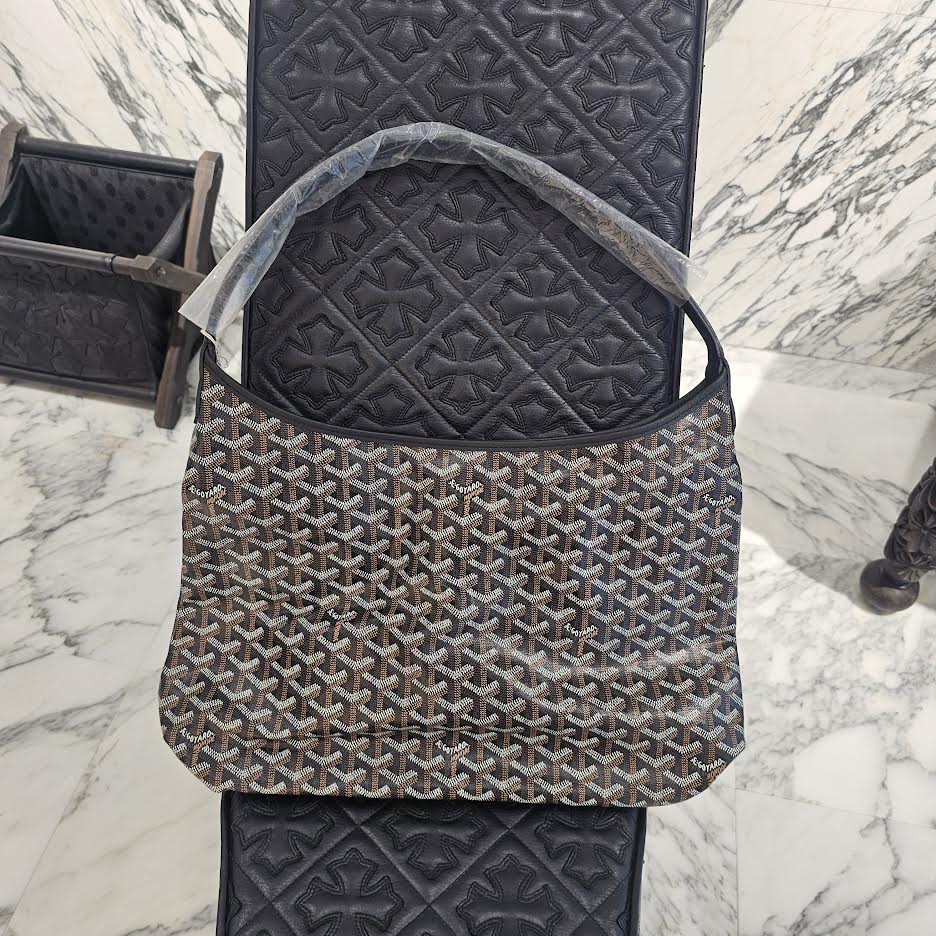 GOYARD Boheme Hobo Leather Bag PM BOHEMEPMLTY01CL01P ゴヤール ボエム ホーボーバッグ レザーバッグ PM