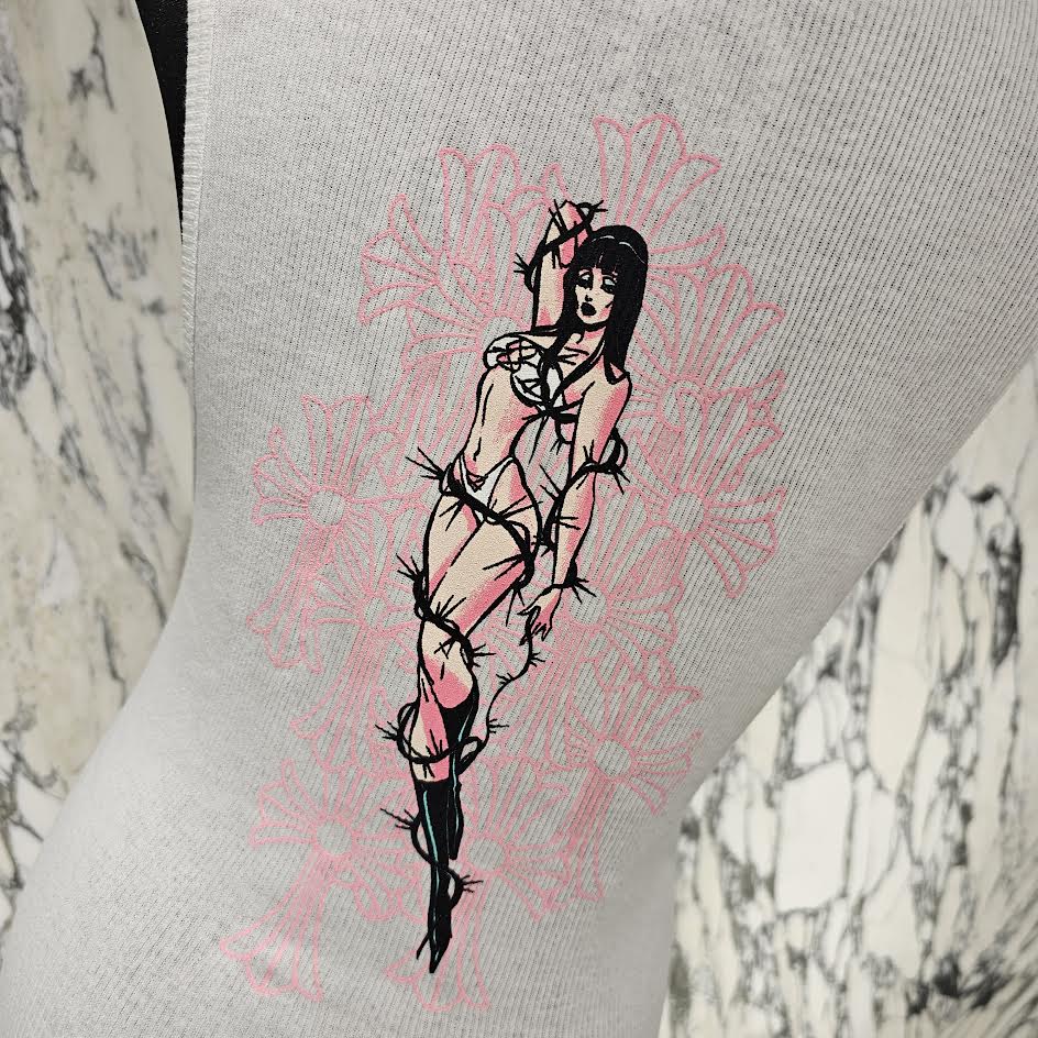 CHROME HEARTS × Deadly Doll Tank Top Dress Size XL クロムハーツ × デッドリードール タンクトップ ワンピース サイズXL