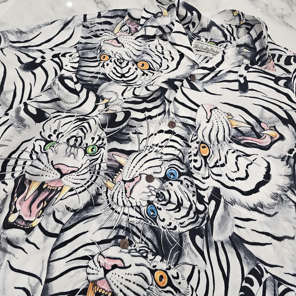 WACOMARIA × TIM LEHI 2023SS THE GUILTY PARTIES HAWAIIAN S/S SHIRT 23SSE-WMS-HI01 Size L ワコマリア × ティムリーハイ ザギルティーパーティーズ ハワインアン ショートスリーブ シャツ サイズL