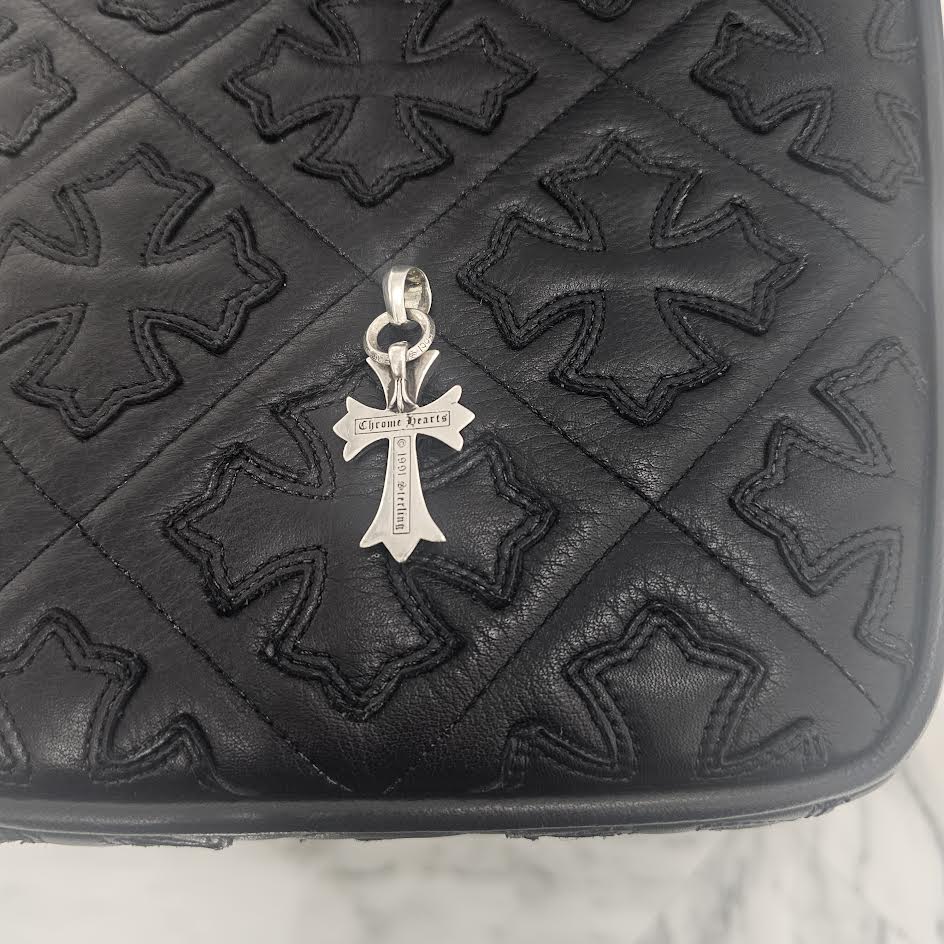 CHROME HEARTS Small CH Cross Pendant Top With Bail クロムハーツ スモールCHクロス ペンダントトップ ウィズ ベイル シルバー925