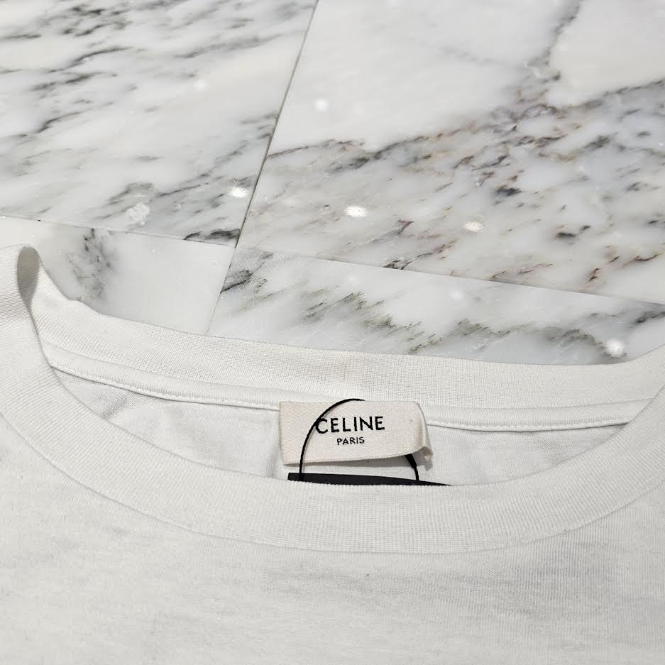CELINE 2022SS Cotton Jersey Loose Tee 2X50A671Q.01EA Size XL セリーヌ コットンジャージー ルーズ Tシャツ サイズXL