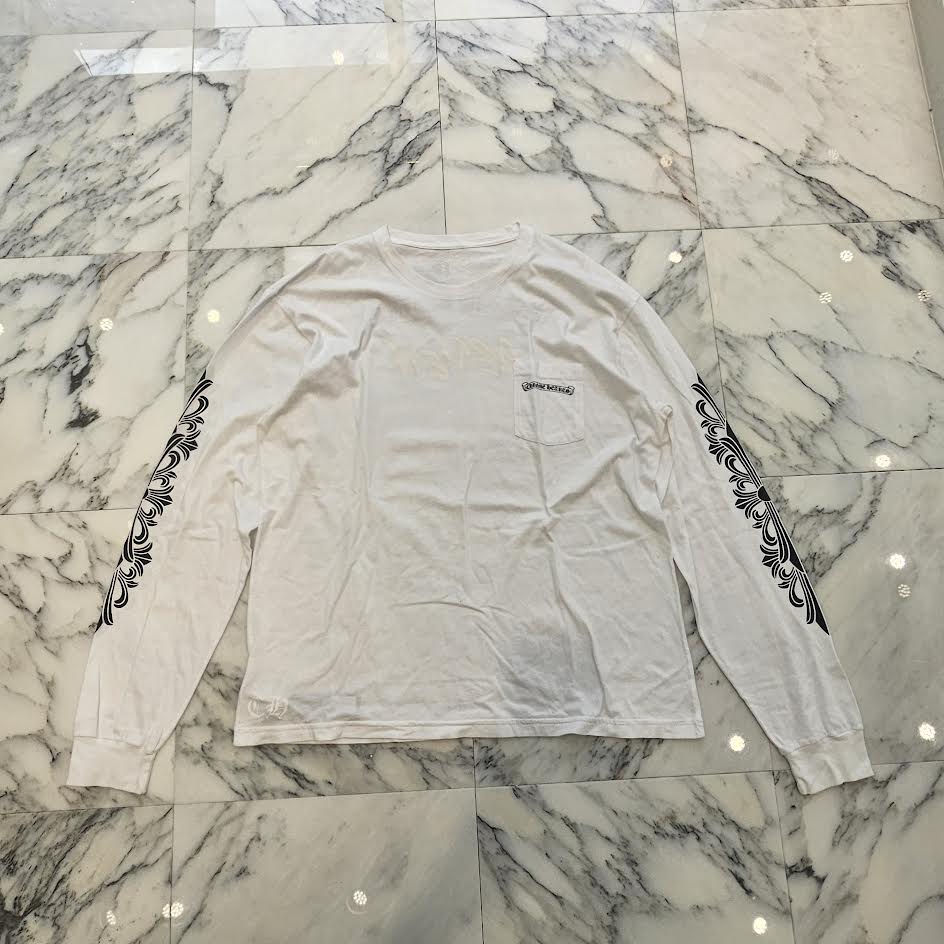 CHROME HEARTS ASPEN Limited Floral Cross Long Sleeve Tee Size XXL クロムハーツ アスペン限定 フローラルクロス ロングスリーブTシャツ サイズXXL