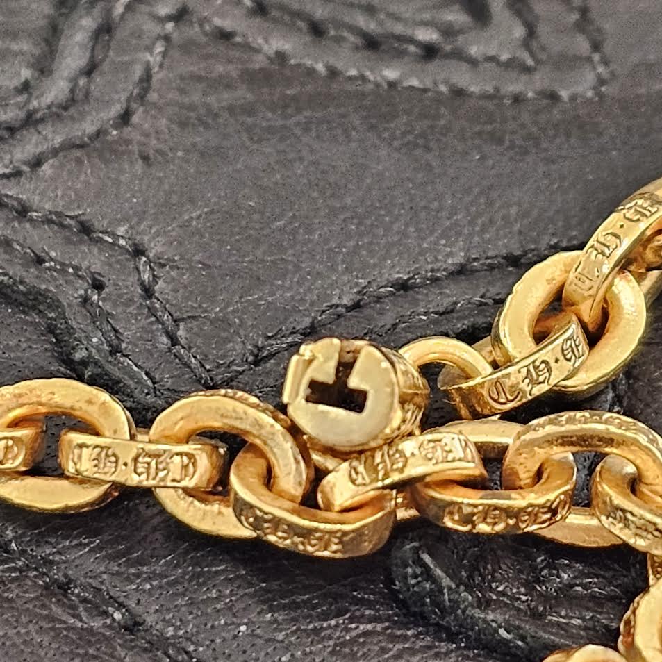CHROME HEARTS 22K Paper Chain Necklace 18 Inch クロムハ―ツ 22K