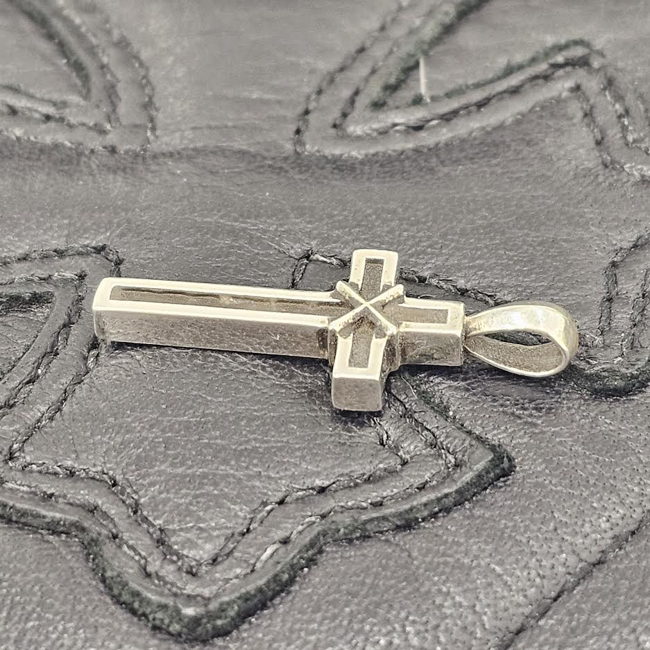 CHROME HEARTS MAPPLE THORPE CROSS Pendant Top クロムハーツ メープルソープ クロス ペンダントトップ