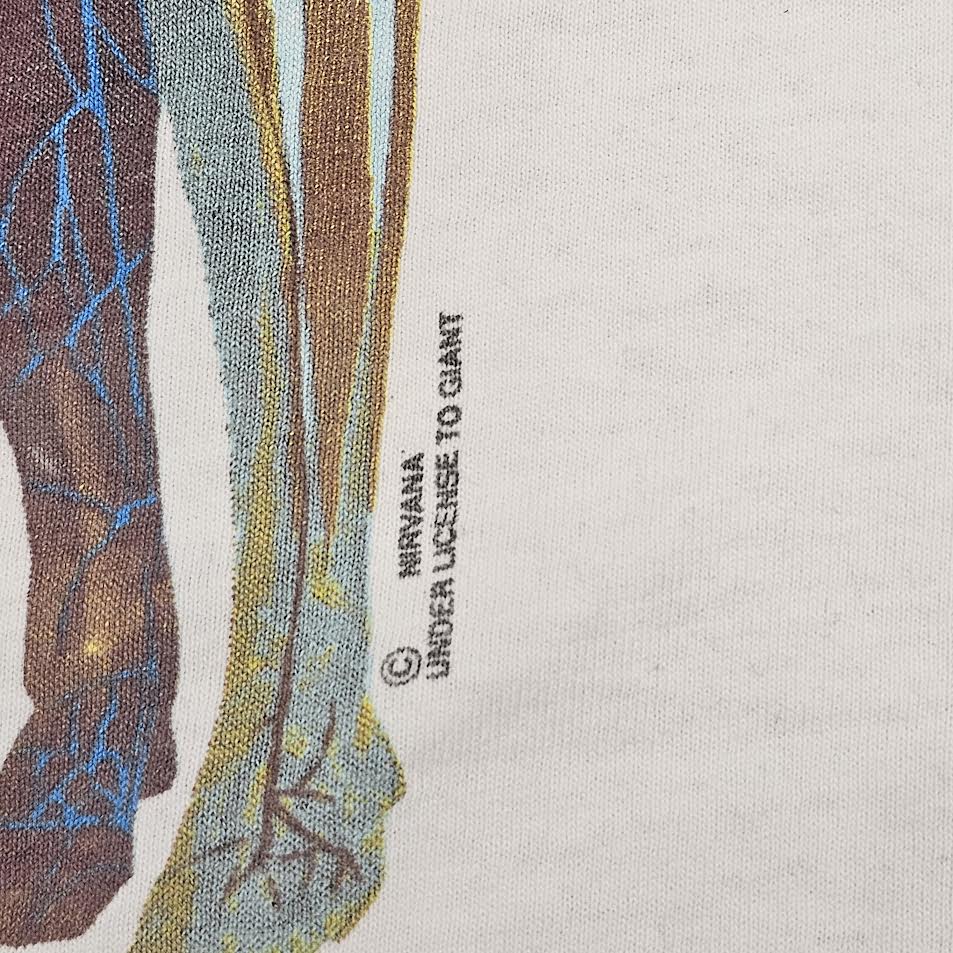Vintage 90's NIRVANA "IN UTERO" 1993 GIANT S/S Tee Size XL 90's ニルヴァーナ "インユーテロ" 1993 ジャイアント社製 Tシャツ サイズXL
