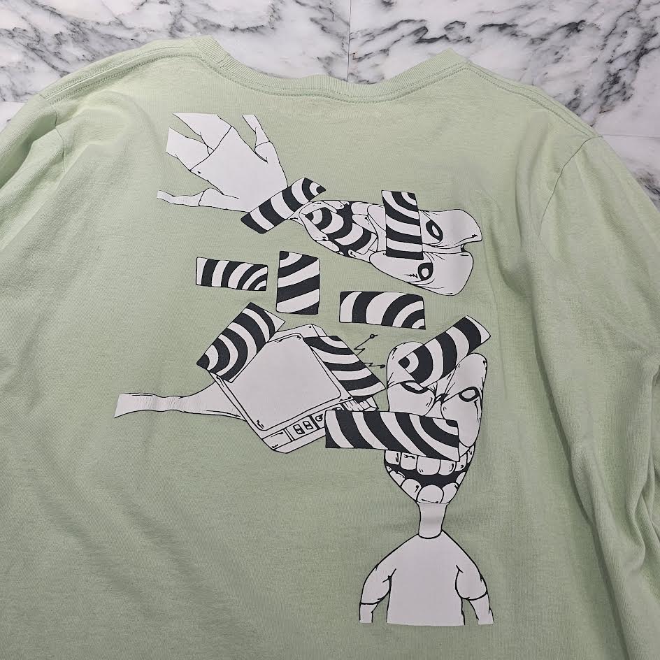 CHROME HEARTS × MATTY BOY 2019SS PPO SEAFORM GRN Long Sleeve Tee Size L クロムハーツ × マッティボーイ PPO シーフォーム グリーン ロングスリーブTシャツ サイズL