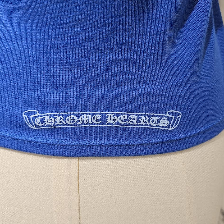 CHROME HEARTS Back Scroll Label Base Ball Ladies Tee Size S クロムハーツ バックスクロールラベル ベースボール レディース Tシャツ サイズS
