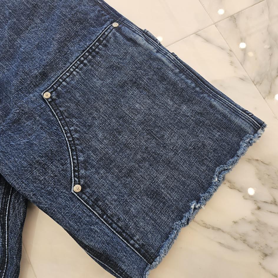 CHROME HEARTS Carpenter Cross Ball Button Denim Shorts Size 32 クロムハーツ カーペンター クロスボールボタン デニムショーツ サイズ32