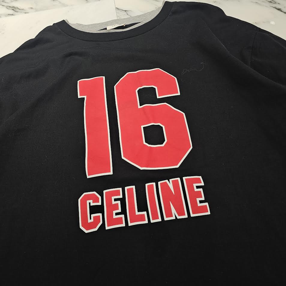 CELINE 2023SS 16 Skater Cotton Jersey Tee 2X87E671Q Size L セリーヌ 16 スケーター コットンジャージー Tシャツ サイズL
