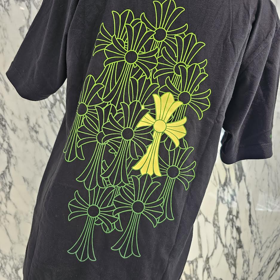 CHROME HEARTS Back Cemetery Cross Print Tee Size S クロムハーツ バック セメタリークロス プリント Tシャツ サイズS