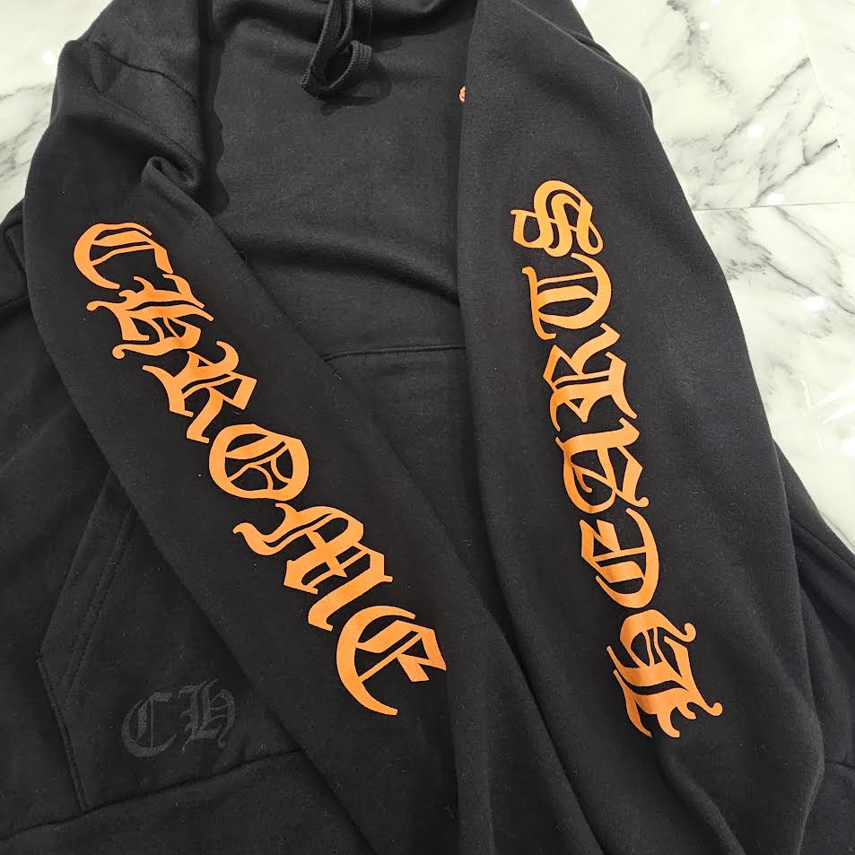 CHROME HEARTS King Taco 3 Cemetery Cross Print Pullover Hoodie Size M クロムハーツ キングタコ 3セメタリークロス プリント プルオーバーフーディー サイズM