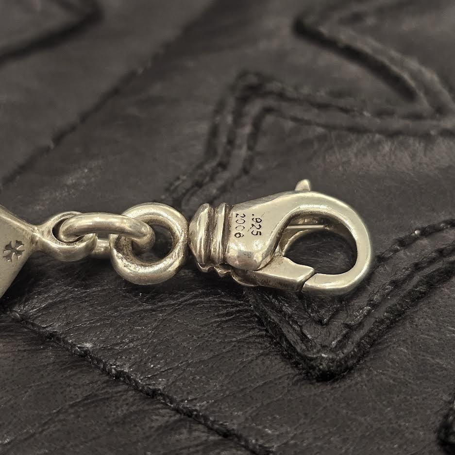 CHROME HEARTS DICE Cross Ball Silver Bracelet Size 8 LINK クロムハーツ ダイス クロスボール シルバー ブレスレット サイズ8リンク